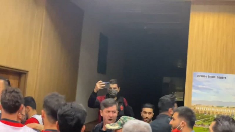 برخورد عاملان درگیری در اتاق تست دوپینگ اصفهان