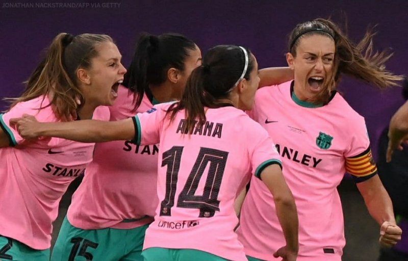 تیم زنان بارسلونا قهرمان چمپیونزلیگ شد