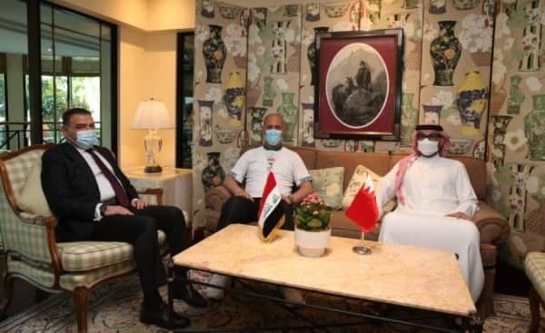 دیدار وزیر ورزش بحرین با همتای عراقی خود!