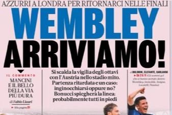 روزنامه‌های ایتالیا: ومبلی، منتظر باش که آمدیم!