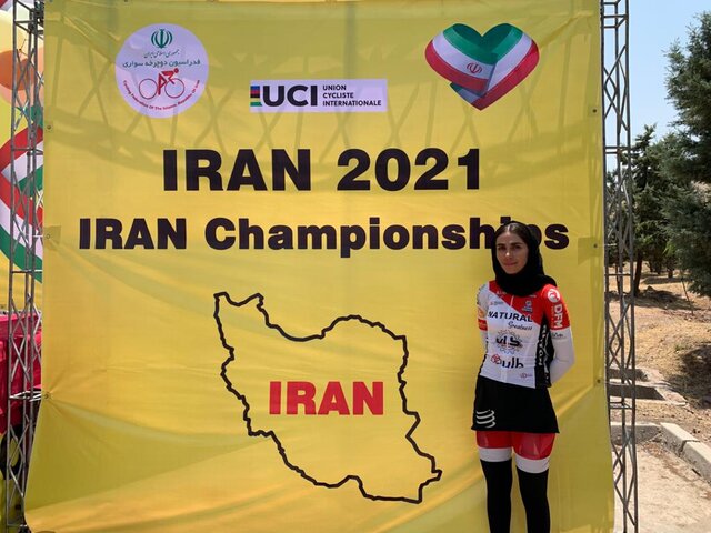 سمیه یزدانی قهرمان دوچرخه سواری ایران شد