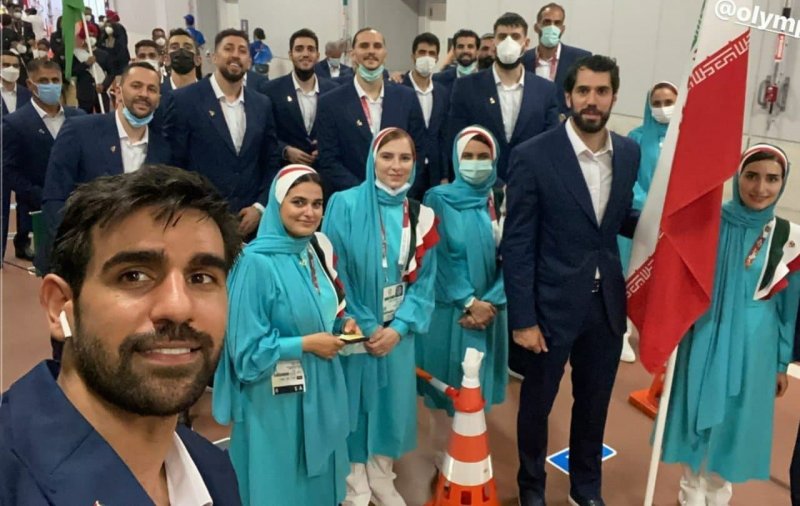 ماسک مترویی روی صورت المپیکیها!(عکس)