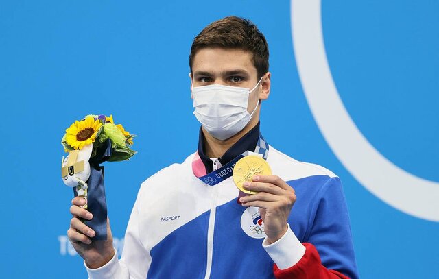 روسیه بعد از ۲۵ سال در شنا به طلای المپیک رسید