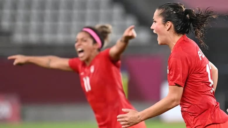 فوتبال زنان المپیک؛ شکست آمریکا از کانادا در نیمه‌نهایی