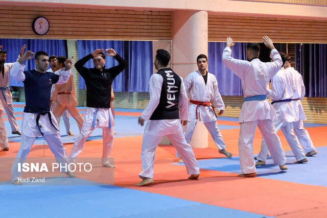 پایان مرحله چهارم اردوی تیم ملی کاراته