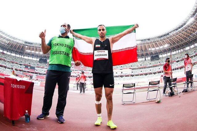 خسروانی چهارمین طلای پارالمپیک ایران را کسب کرد
