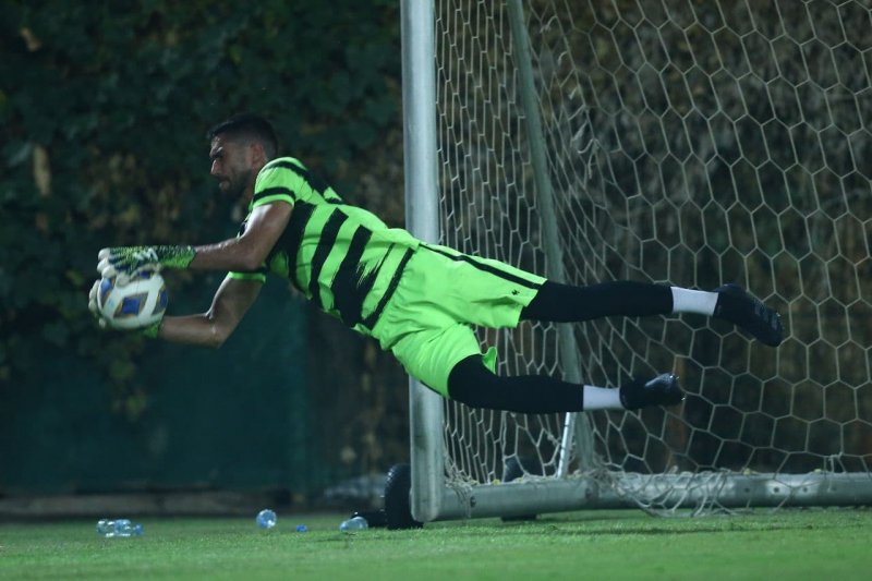 حسینی آماده نبرد برابر الهلال (عکس)