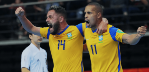 پیروزی تیم ملی فوتسال برزیل مقابل ژاپن