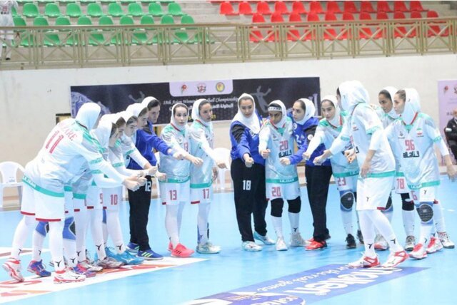 جدال دختران هندبال ایران برای برنز آسیا