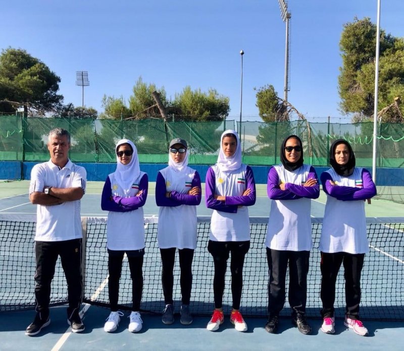 دختران تنیسور ایران، قهرمان غرب آسیا