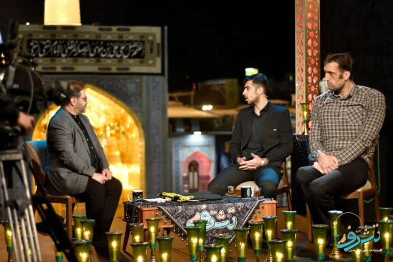 مرتضی مهرزاد و جواد کریمی در برنامه تشرف (عکس)