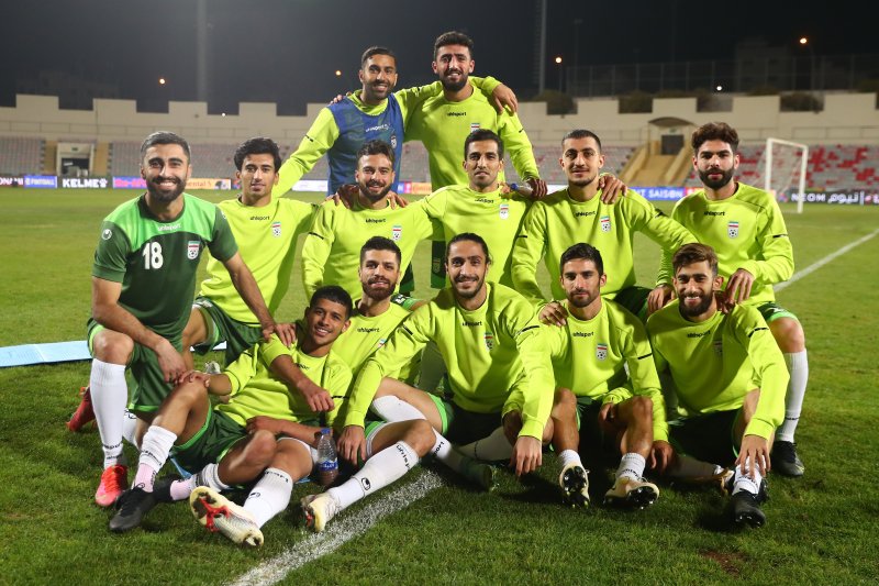 بازیکنان ایران آماده برد مقابل سوریه(عکس)
