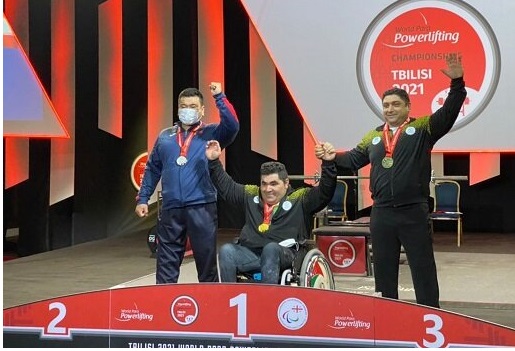 رکوردشکنی وزنه بردار معلول با کسب مدال طلا