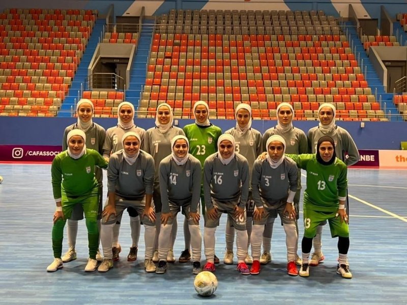 برد پرگل فوتسال ملی زنان ایران در دوشنبه