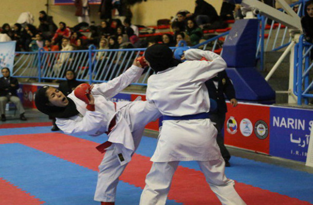 دختران کاراته کا مازندران قهرمان شدند