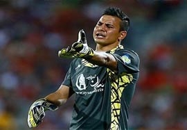 حرکت تکنیکی حامد لک مقابل پرسپولیس