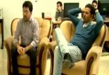 تماشای بازی استقلال-تراکتور با سعید لطفی