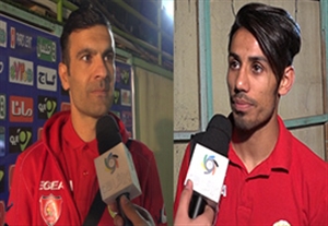 مصاحبه با حمدینژاد و فخرالدینی بعد از باخت مقابل پرسپولیس (اختصاصی ورزش3)
