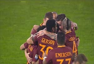 خلاصه بازی آاس رم 3-2 پسکارا