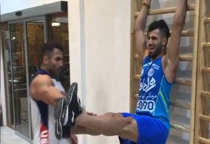 تمرینات آماده سازی سخت کنعانی زادگان در تعطیلات