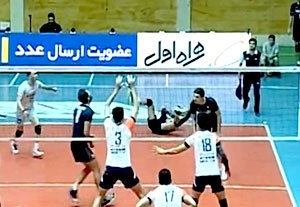 خلاصه والیبال پارسه 0-3 سایپا