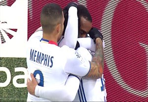 خلاصه بازی لیون 4-0 نانسی