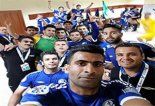خوشحالی بازیکنان استقلال خوزستان بعد از شکست الفتح