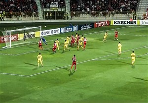 گل اول پرسپولیس به الوصل امارات(کامیابی نیا)