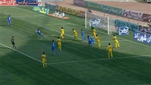 گل اول استقلال به نفت تهران(جابر انصاری)