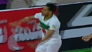 گل اول ذوب آهن به پرسپولیس(فخرالدینی)