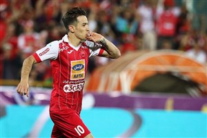 گل اول پرسپولیس به نیروی زمینی (احمدزاده)