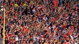 شادی بازیکنان و هواداران پرسپولیس پس از صعود