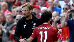 کلوپ: محمد صلاح با آمادگی کامل به تمرینات آمده