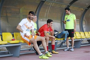 تمرین اختصاصی بیرانوند در شهید کاظمی