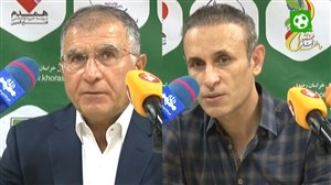کنفرانس خبری پدیده - پیکان با جلالی و گل محمدی