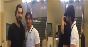 دیدار و گفتوگو سیدمهدی رحمتی و صمدنیکخواه بهرامی