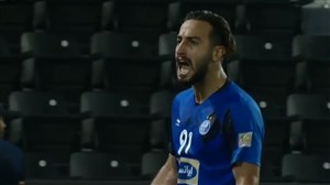 گلهای بازی استقلال - السد با گزارش عربی