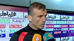 مصاحبه با بازیکنان و مربیان پس از بازی پرسپولیس - نود ارومیه