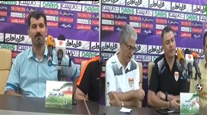 کنفرانس خبری مربیان فولاد خوزستان و استقلال خوزستان