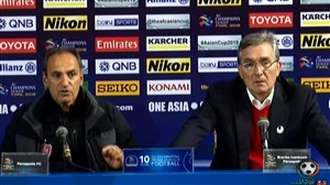 کنفرانس خبری بعد از بازی پرسپولیس - کاشیما