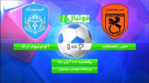 خلاصهبازی مس رفسنجان 4 - آلومینیوم اراک 1