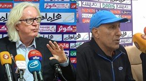 کنفرانس خبری بعد از بازی استقلال خ - استقلال تهران