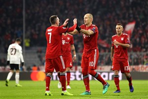 بایرن 5-1 بنفیکا: صعود باواریاییها با درخشش روبن