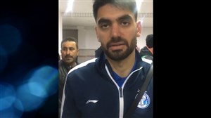 مصاحبه اختصاصی با علی کریمی بعد از بازی با سپیدرود