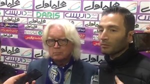 صحبت های وینفرد شفر پس از پیروزی مقتدرانه برابر سپیدرود