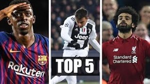 5 گل برتر هفته ششم لیگ قهرمانان 19-2018