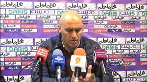 کنفرانس خبری پس از بازی ذوب آهن - نفت م سلیمان