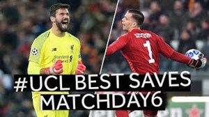 سیو های برتر هفته ششم لیگ قهرمانان اروپا فصل 19-2018