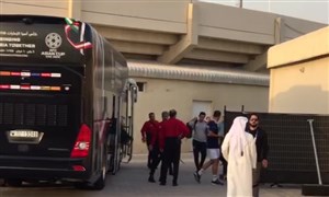 اختصاصی ورزش سه؛ ورود تیم ملی ایران به ورزشگاه الوصل