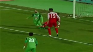 صحنه مصدومیت شدید محمدرضاخلعتبری در بازی مقابل نساجی